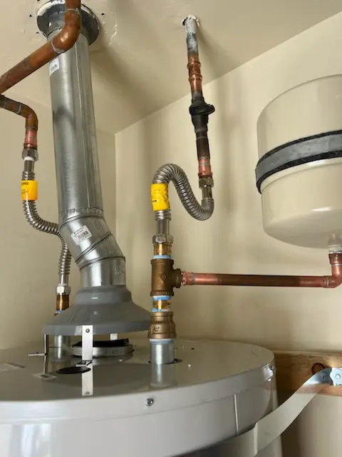 Water heater installation and plumbing repair in Handley